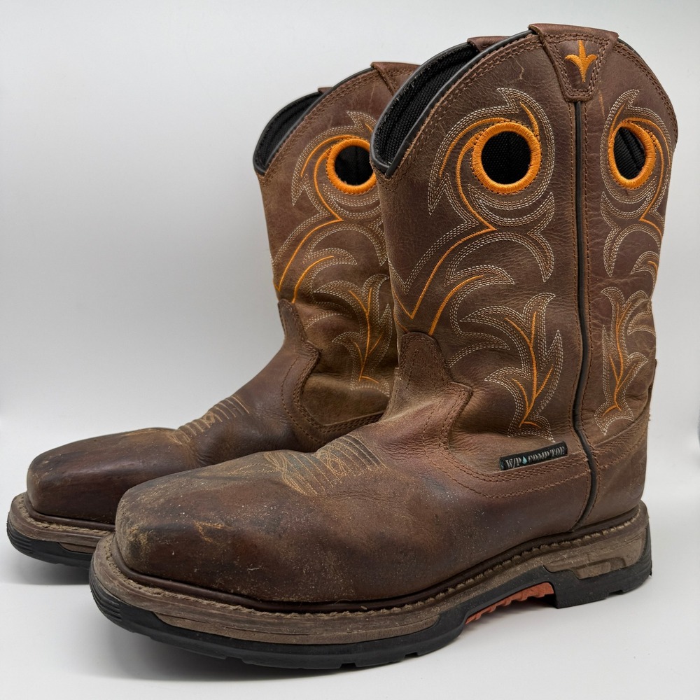 Dan Post Work Boots Mens 8.5W Brown DP59414 Waterproof Composite Toe Western